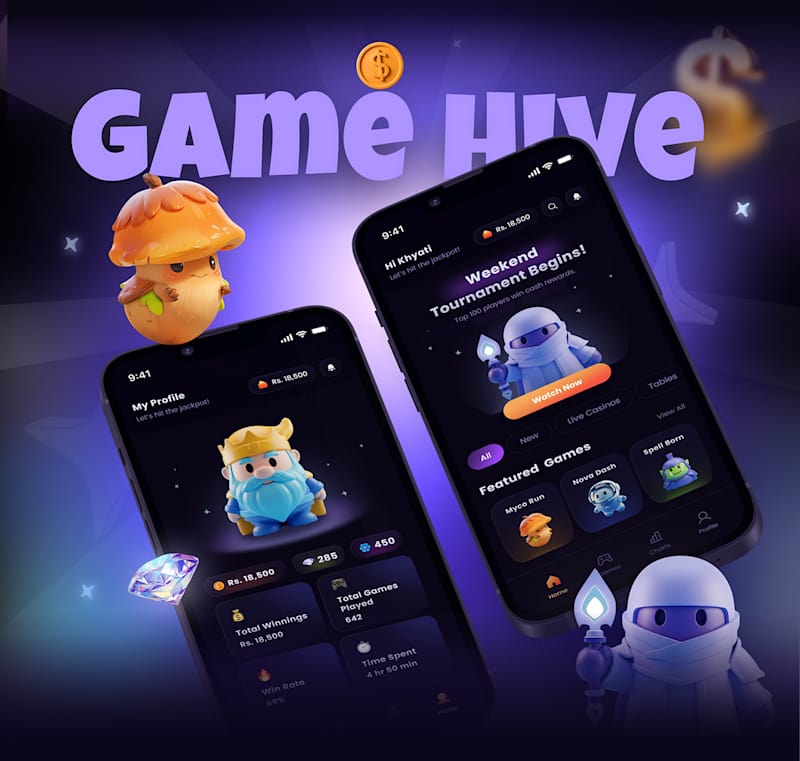 Cover image for Game Hive – Gaming Platform UI/UX Design