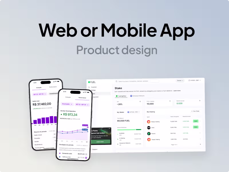 Cover image for UX/UI for MVPs, product evolution & new features
