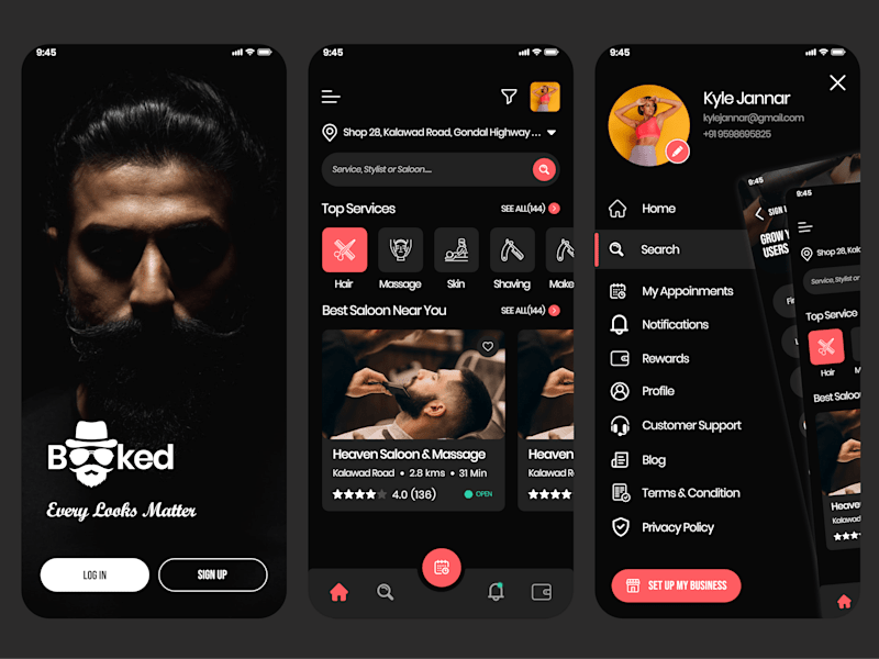 Cover image for Booked - Salon Booking App