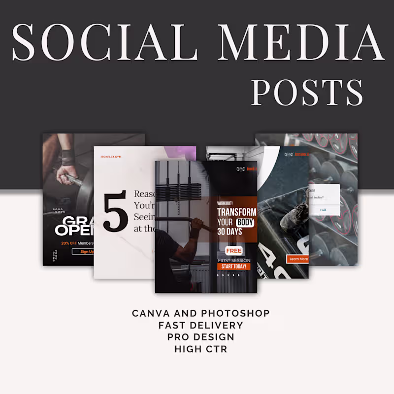 Cover image for Social Media & Ad Creative Design