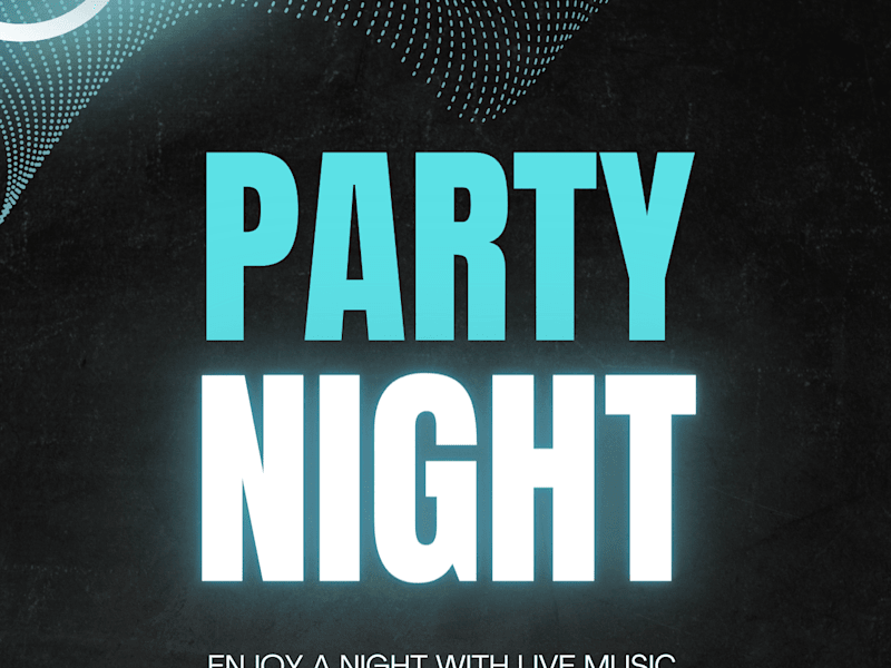 Cover image for party night flyer