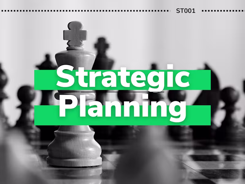 Cover image for Strategic Planning