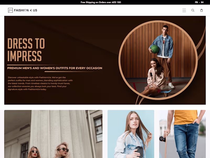 Cover image for Shopify-Based E-Commerce Website for a Garment Shop