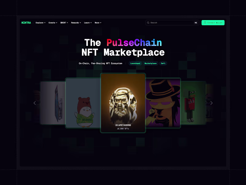 Cover image for Web Design & Development: Mintra App 