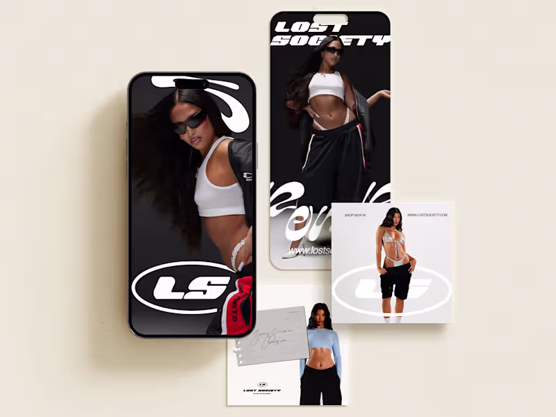 Cover image for https://www.behance.net/gallery/235759583/Lost-Society-Brand...
