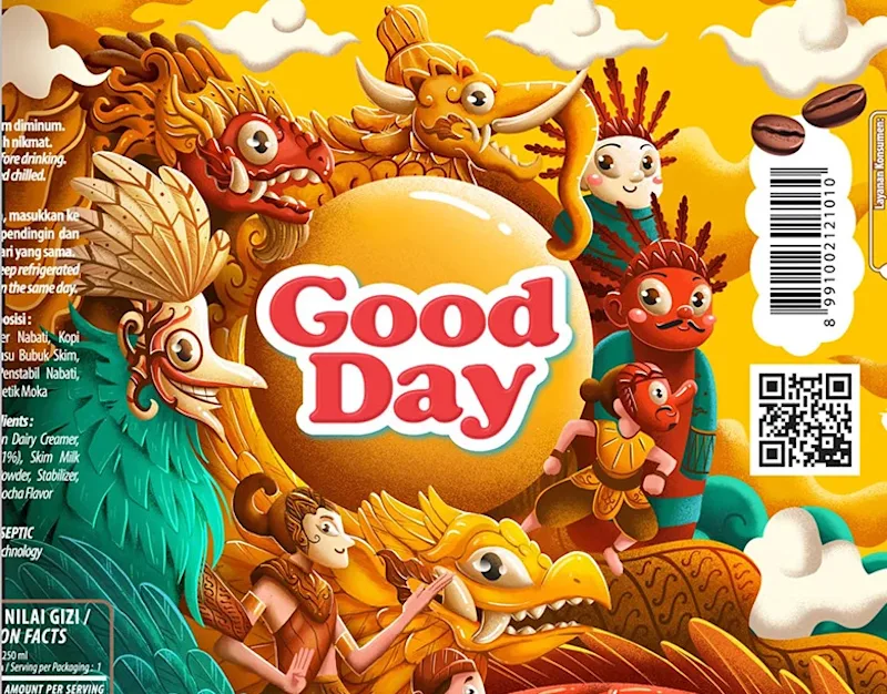 Cover image for Good Day Coffee Packaging Illustration