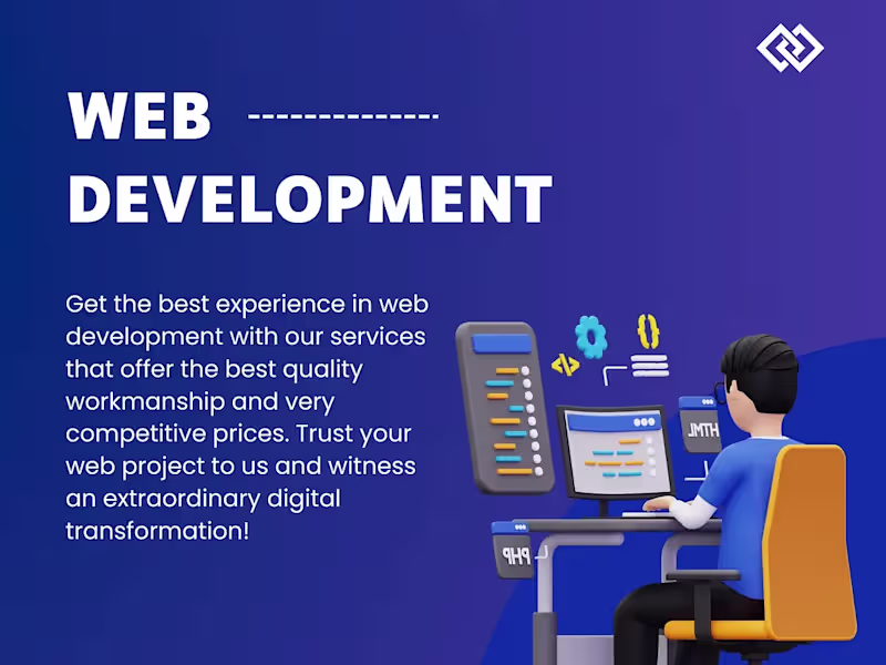 Cover image for End To End Complete Website Development