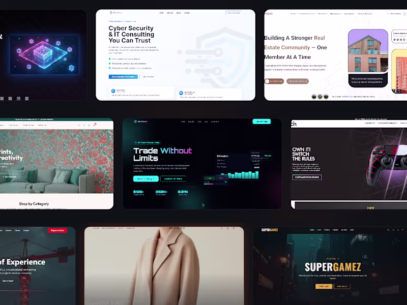 Cover image for Custom Landing Page UI/UX Design