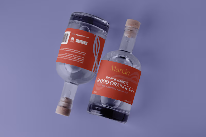 Cover image for Marcia Gin Brand and Packaging