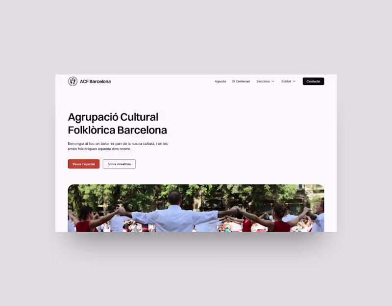 Cover image for ACF Barcelona - Web Redesign