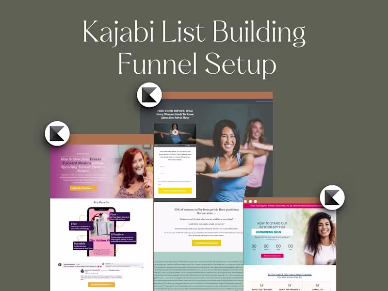 Cover image for Kajabi List-Building Funnel Setup
