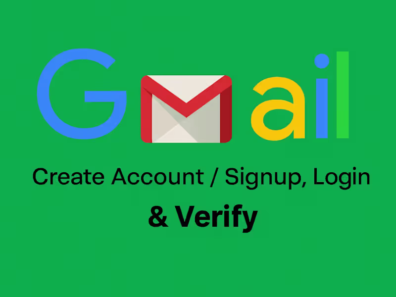 Cover image for I Will Create Professional Gmail Setup Management Service