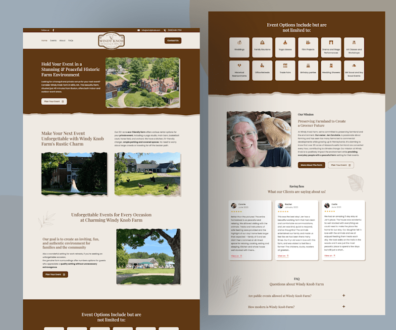 Cover image for Figma & WordPress Website Design for a Farm