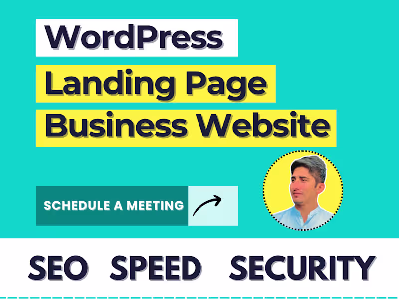 Cover image for I will design wordpress website or landing page using elementor 