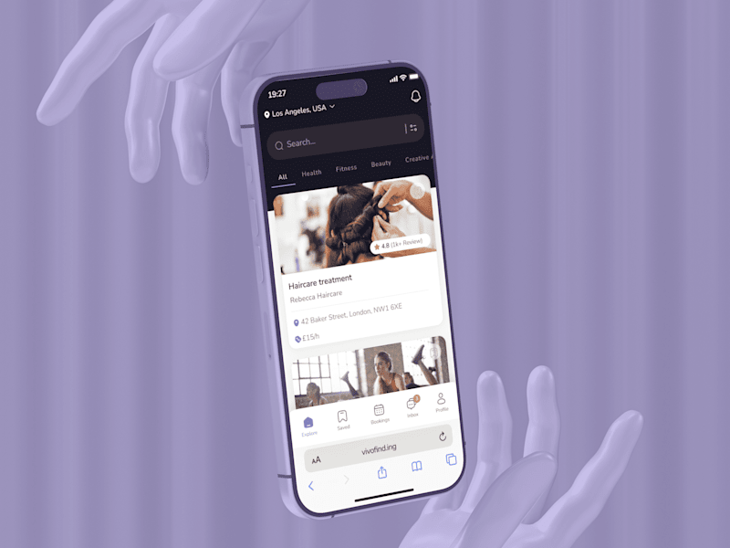 Cover image for UI/UX Mobile App — Beauty & Freelance Booking Platform 💅