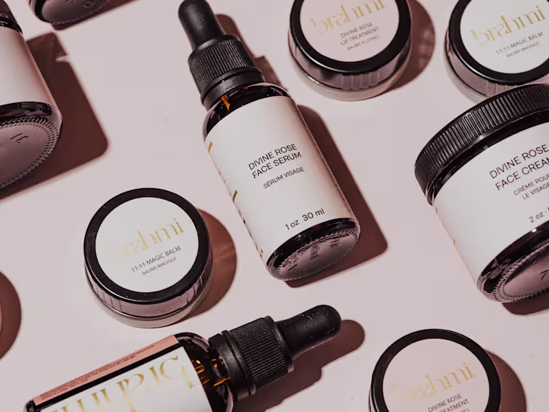 Cover image for Brahmi Skincare Brand Identity & Website