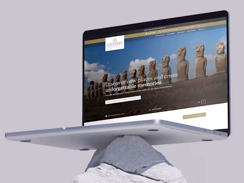 Cover image for Gateways International | Brand Identity & Website