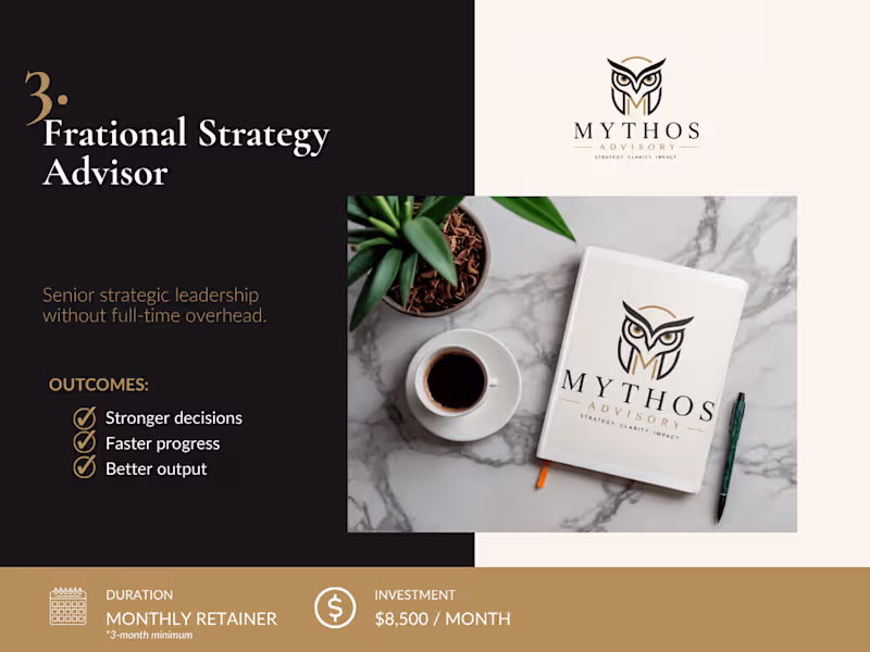 Cover image for Fractional Strategy Advisor