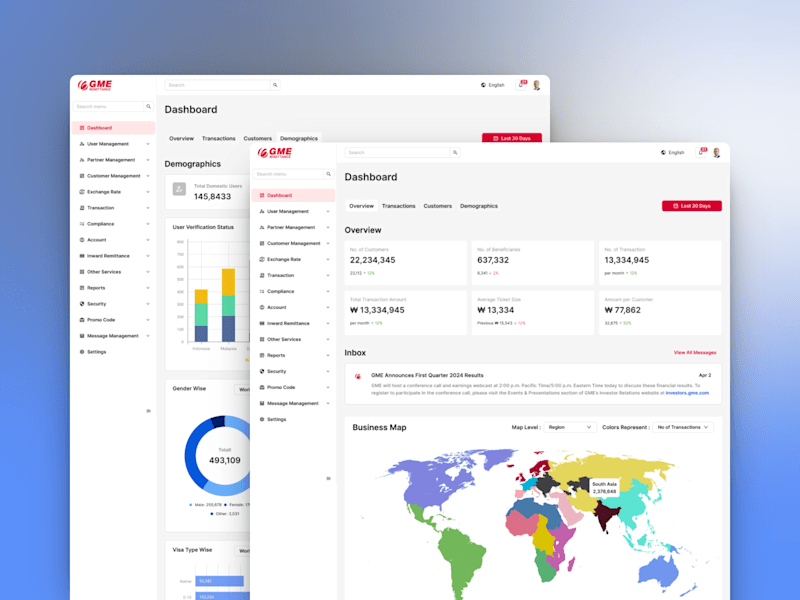 Cover image for Remittance System UIUX Design