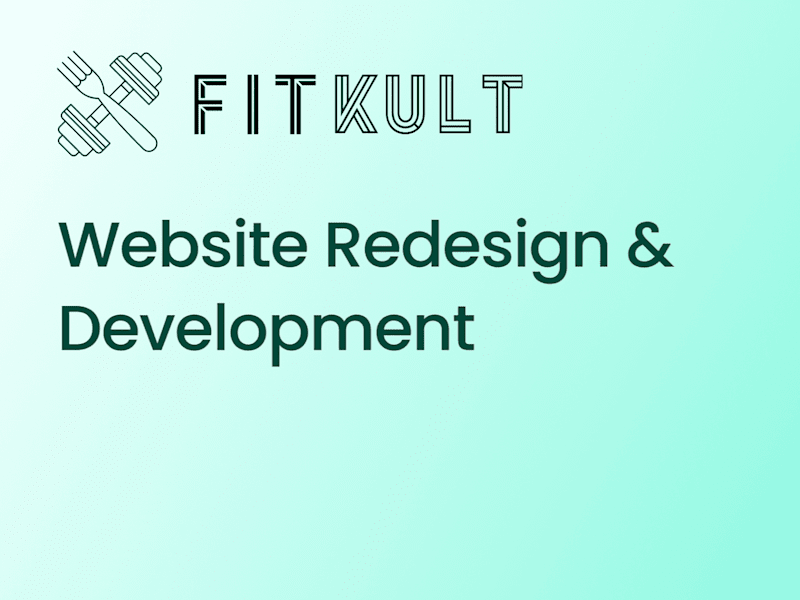 Cover image for Fitkult.me Website Design & Development