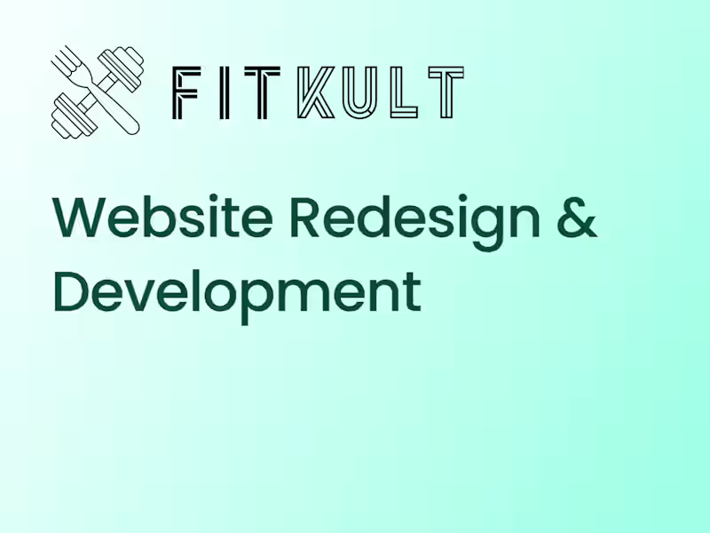 Cover image for Fitkult.me Website Design & Development