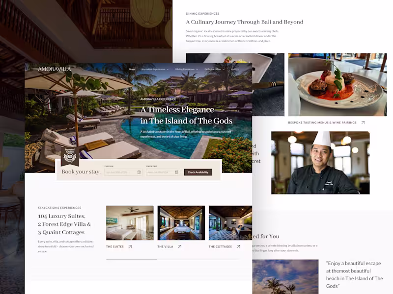 Cover image for Amoravilla Website