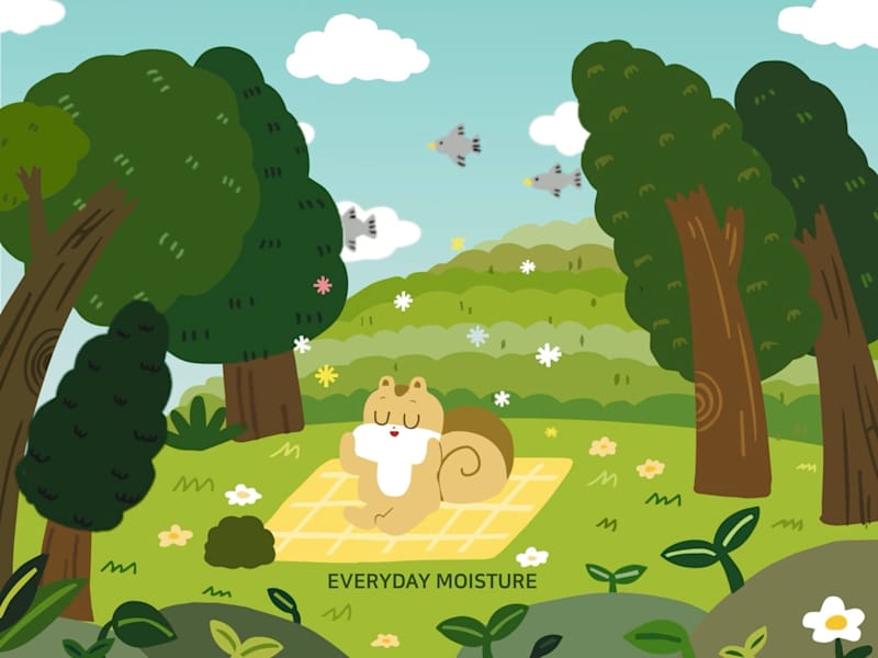 Cover image for Green tea package illustration 
