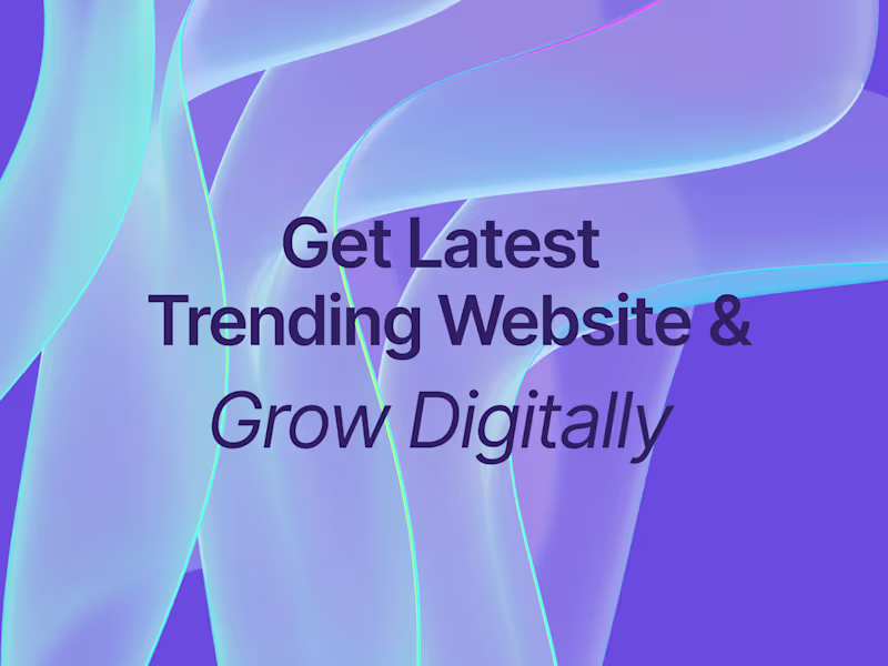 Cover image for Get the latest trending and full functional websites 