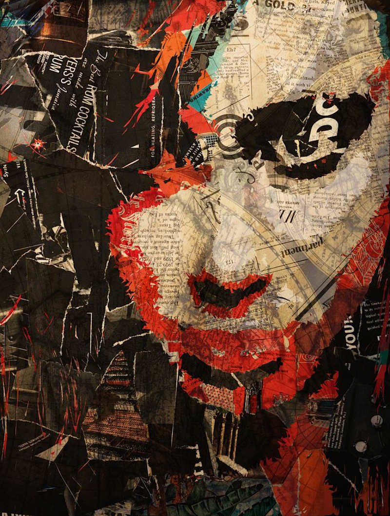 Cover image for Paper Textured Design Of A Face