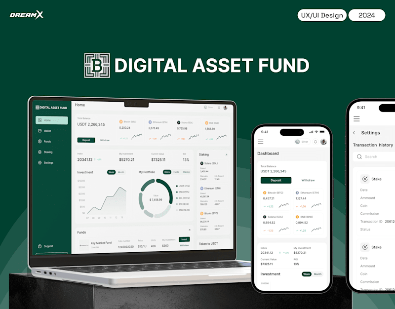 Cover image for Cryptocurrency Investing Platform - Digital Asset Fund