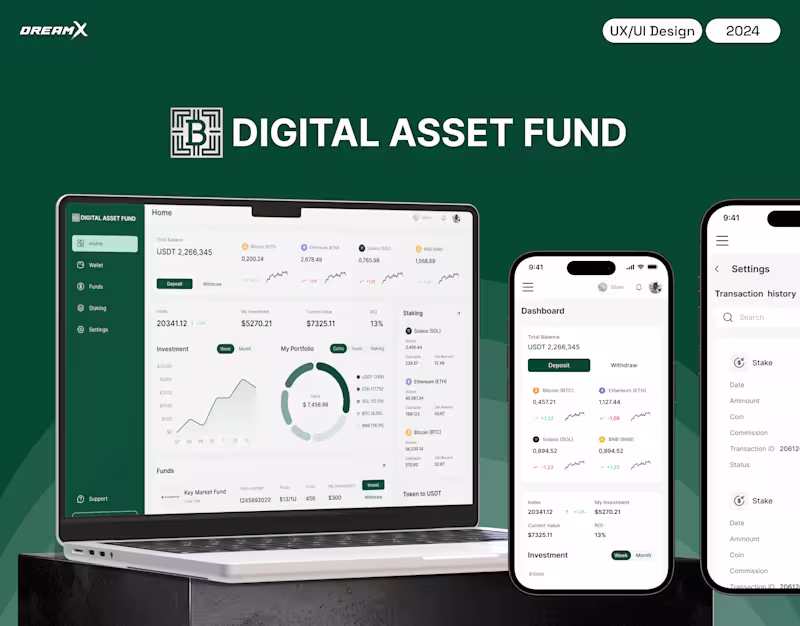 Cover image for Cryptocurrency Investing Platform - Digital Asset Fund