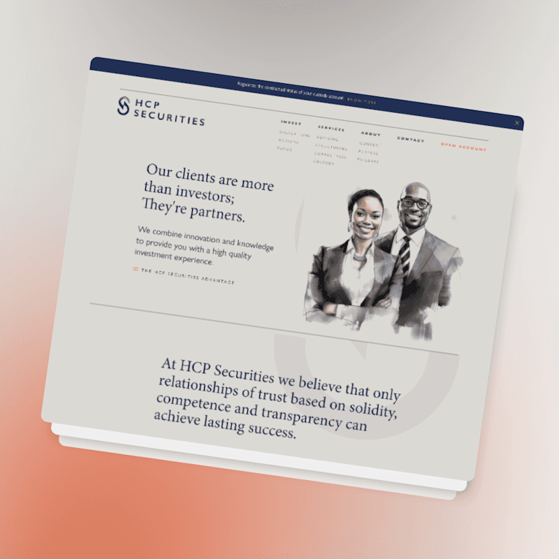 Cover image for HCP Securities Website Development