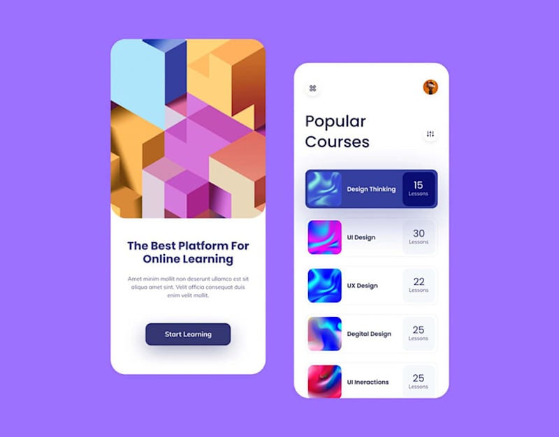Cover image for Online App_UI/UX :: Behance