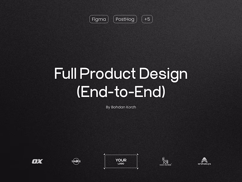 Cover image for Full Product Design (End-to-End) 