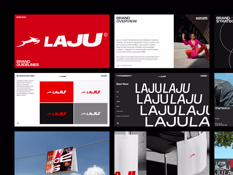 Cover image for LAJU - Shoes Brand Guideline