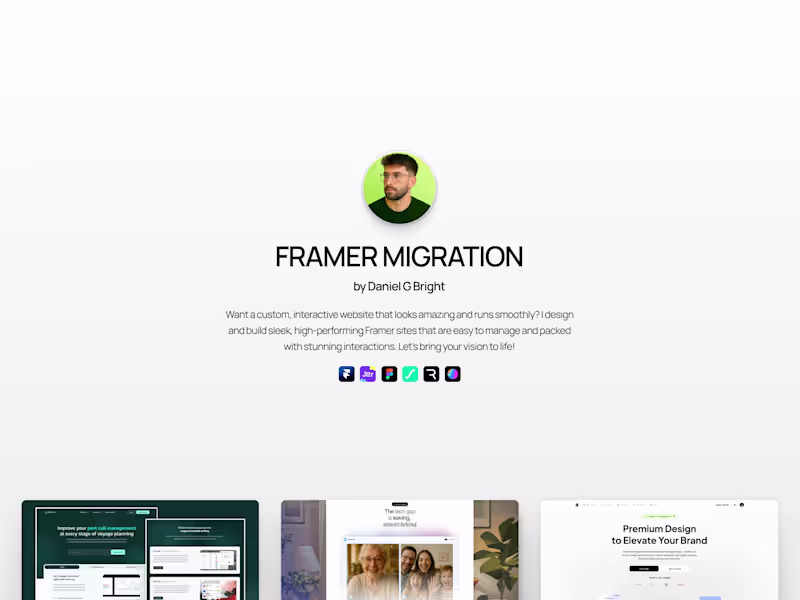 Cover image for Framer • Migration