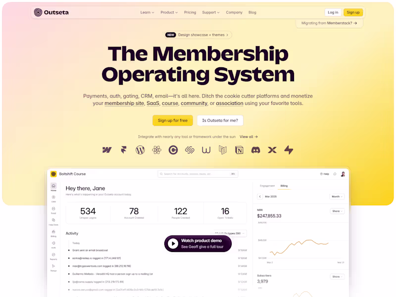 Cover image for When I first discovered Outseta,