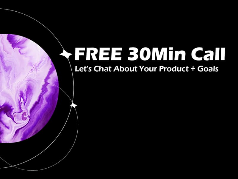 Cover image for ✨FREE 30-Min Call: Let's Chat About Your Product + Goals
