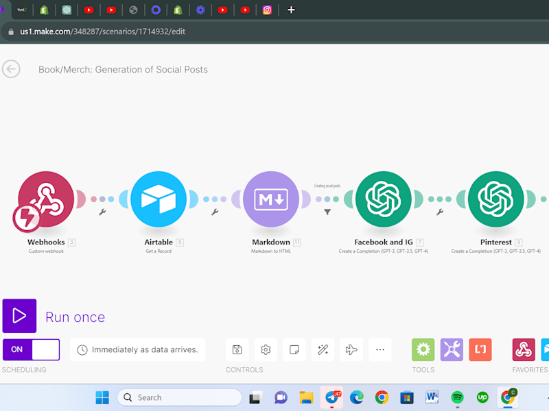 Cover image for AI Social Media Automation for an Author's Company