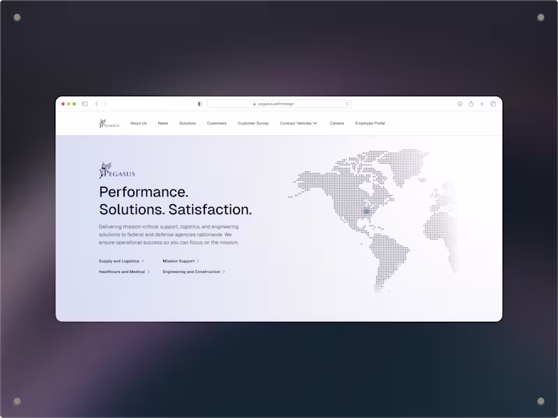 Cover image for Pegasus USA-Gov Contractor Modernization