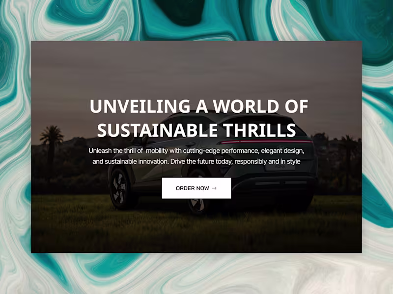 Cover image for Range Rover Concept Website Design