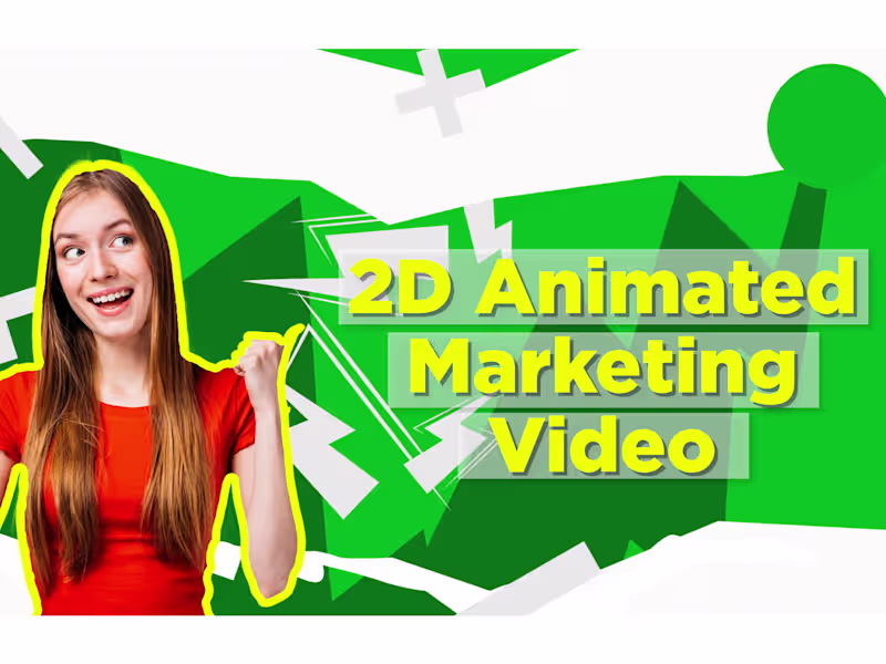 Cover image for I will create a stunning 2d animated marketing video for you