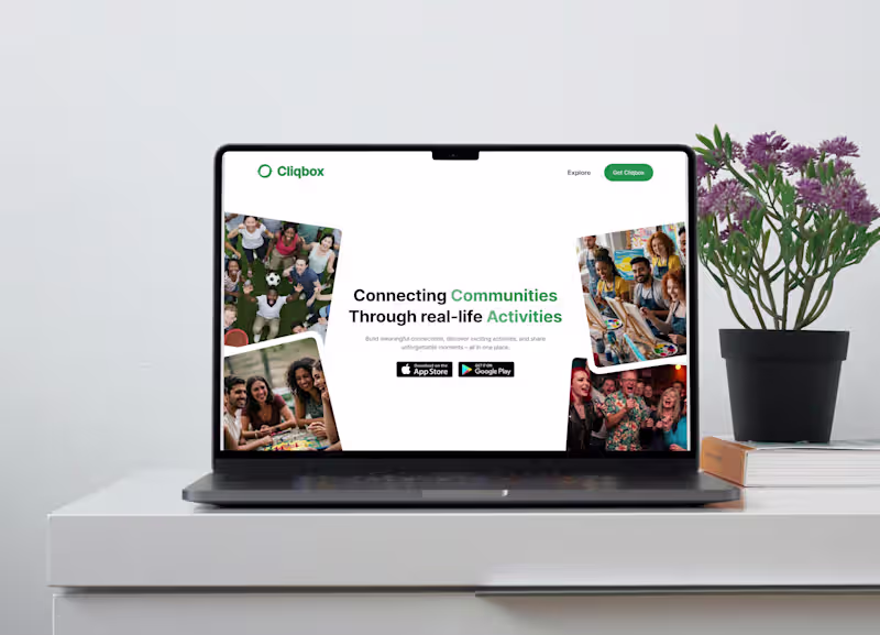 Cover image for Cliqbox Website Redesign