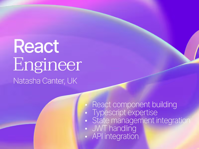 Cover image for React and Typescript Development