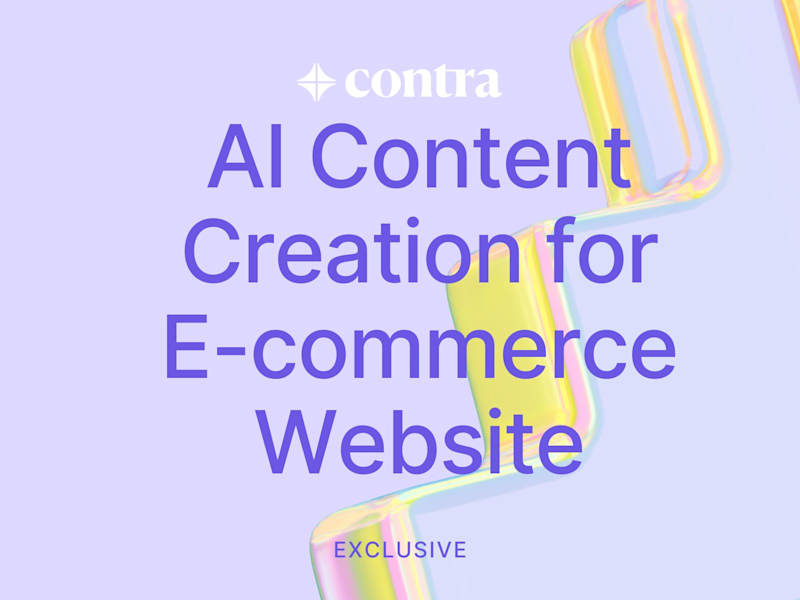 Cover image for AI Content Creation for E-commerce Website