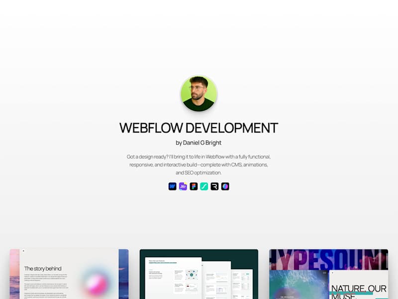 Cover image for Webflow • Landing Page Development