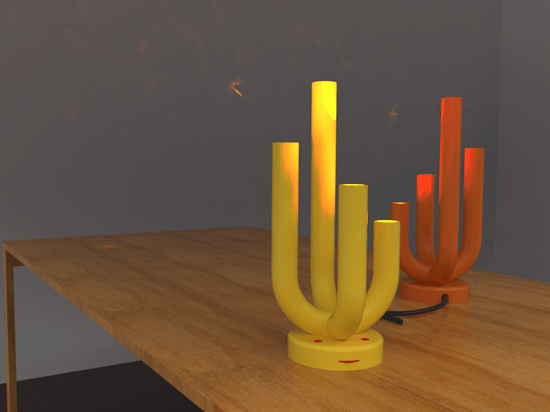 Cover image for Uplight: The Ambient Desk Lamp on Behance