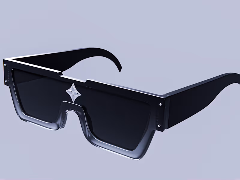 Cover image for I will design sunglasses, frames and eyewear 3d models for you