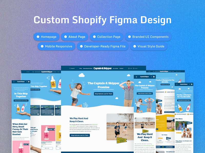 Cover image for Custom Shopify Store Design in Figma – Conversion-Focused 