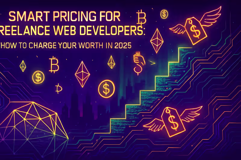 Cover image for Smart Pricing for Freelance Web Developers: How to Charge Your Worth in 2025